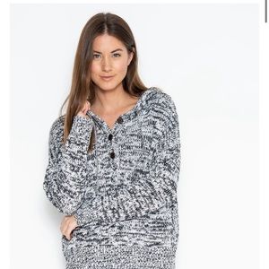 One Grey Day Marshall Merino Wool Blend Sweater Small